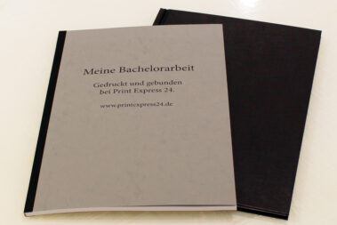 Bachelorarbeit als Softcover oder Hardcover-Bindung